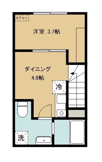 丘の上のルーチェ 202号室 間取り