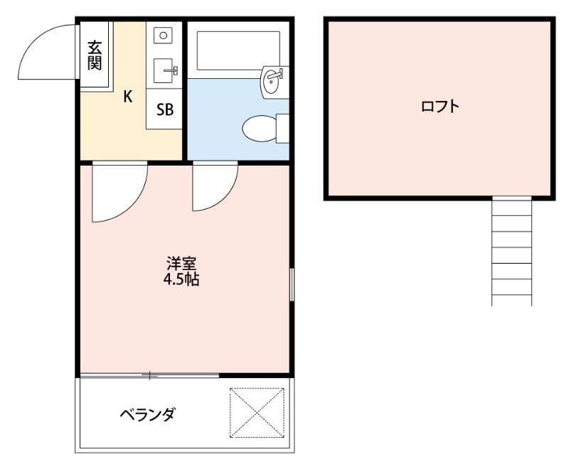 Ｈ＆Ｍハウス 203号室 間取り