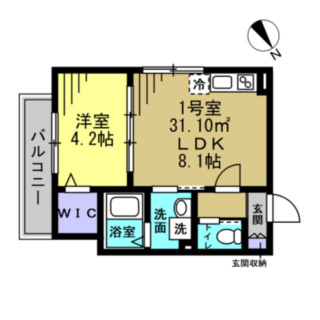 Ｄ－Ｃｏｍｆｏｒｔ八千代台 101号室 間取り