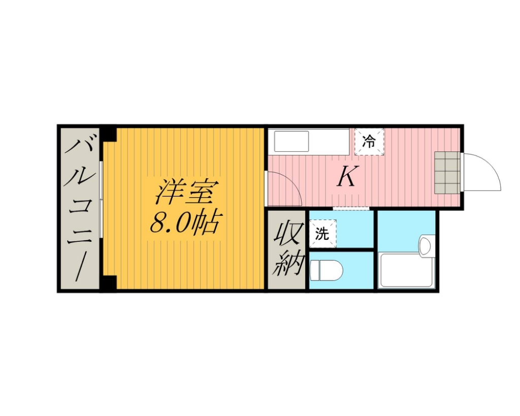 田中ビル 202号室 間取り