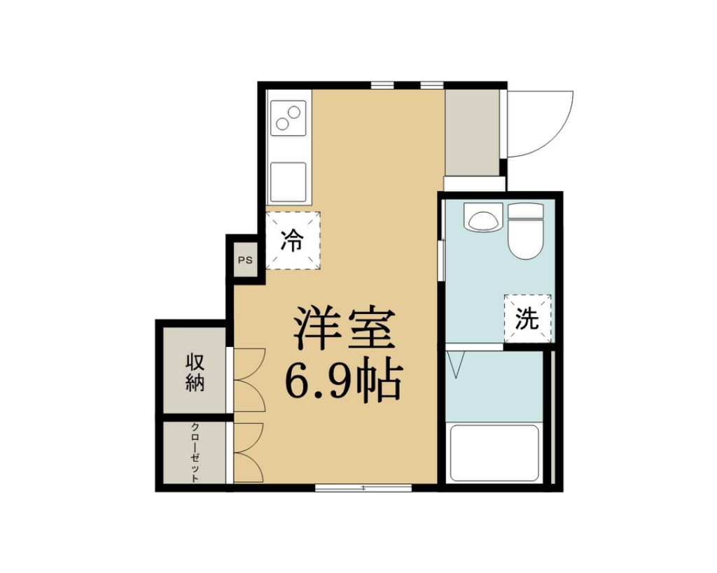 Ｃａｓａ星名 102号室 間取り