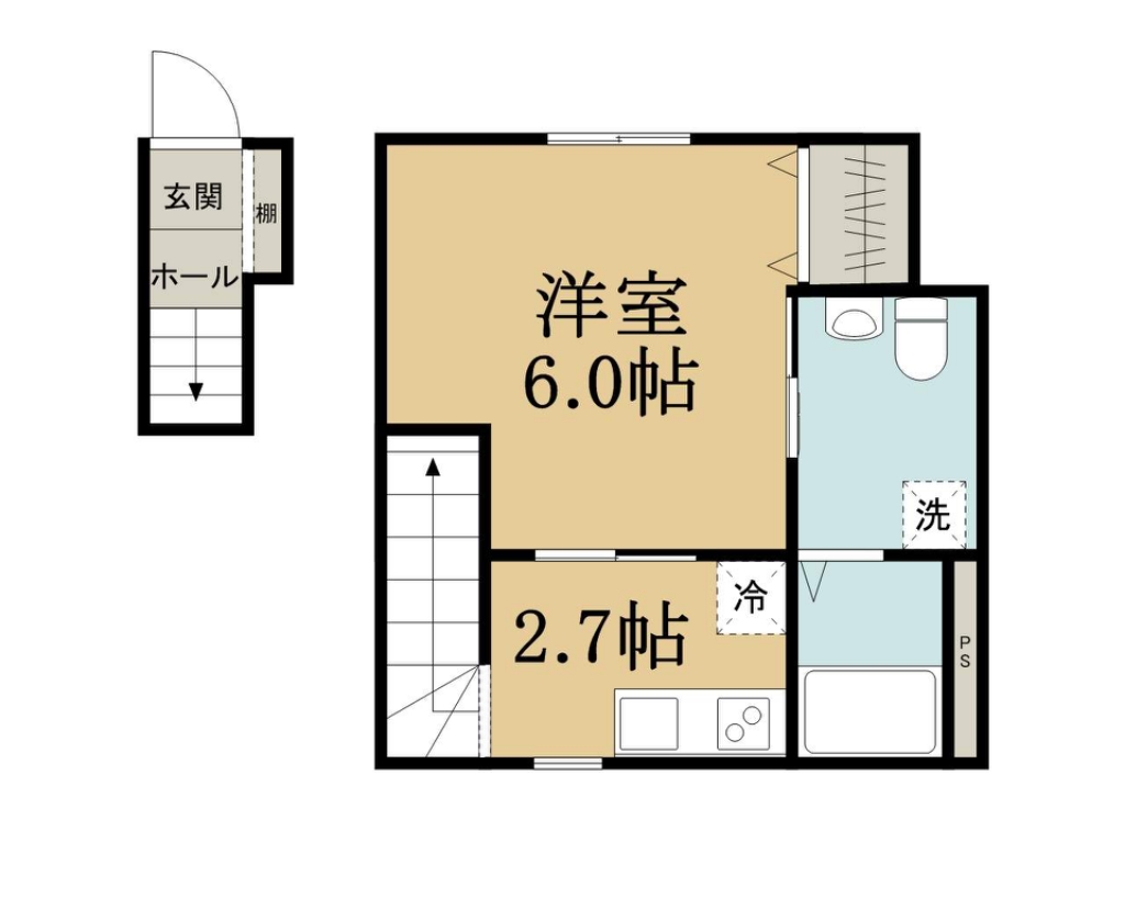 Ｃａｓａ星名 202号室 間取り