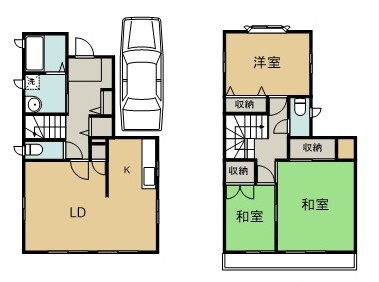 大穴南４丁目貸家 間取り
