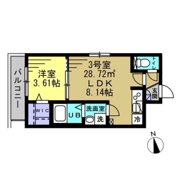 ｒａｐａ津田沼 303号室 間取り