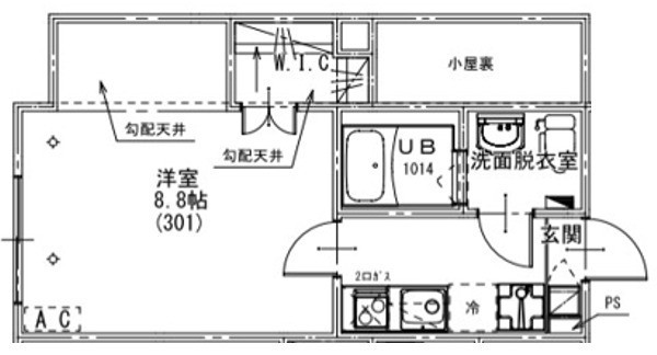 ＫＥＩＡＩ　ＲＥＳＩＤＥＮＣＥ　北習志野 301号室 間取り