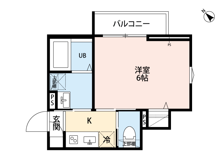 ｒｏｂｏｔ　ｈｏｍｅ　鎌ケ谷 201号室 間取り