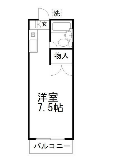 Ｓ－ハウス 106号室 間取り