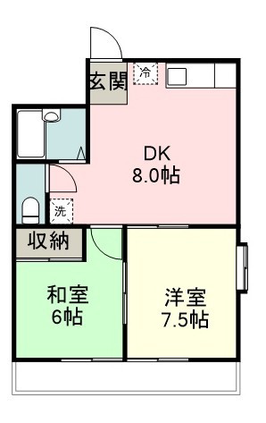 エクセルコート八千代イースト 301号室 間取り
