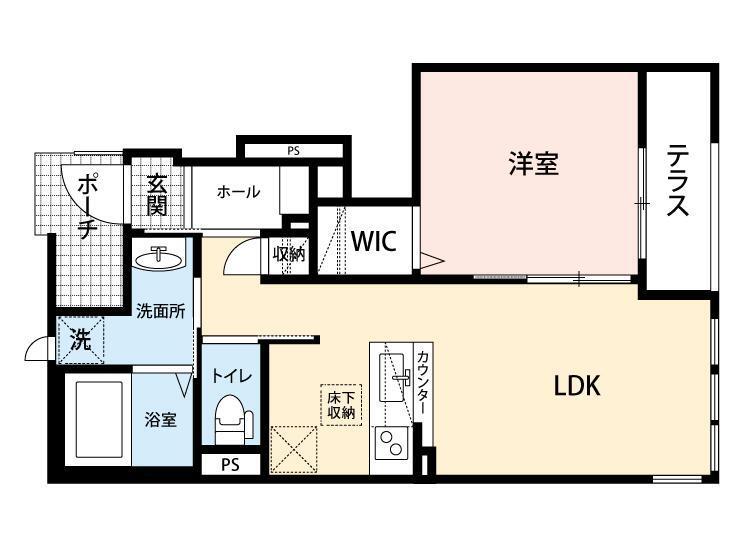 ユニヴァリィ　ノア 101号室 間取り