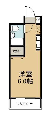 ペティパレス薬園台 410号室 間取り