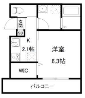 メゾン・リッツⅡ 202号室 間取り