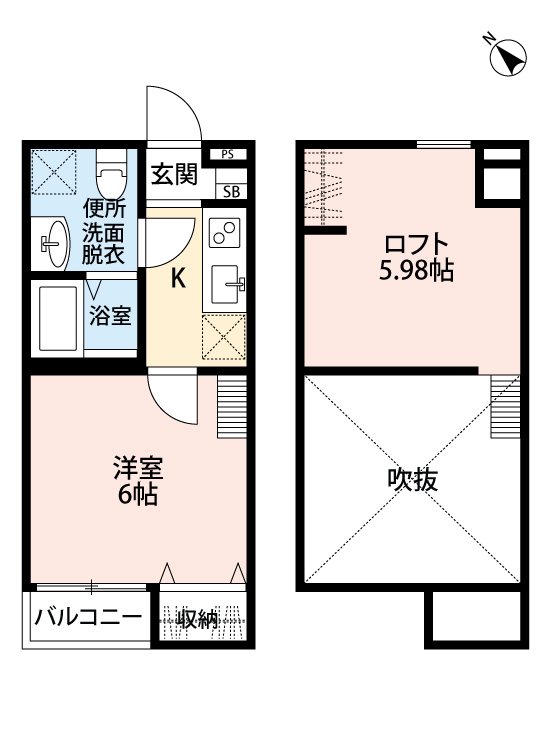 ｖｉｖａｃｅ前原 103号室 間取り