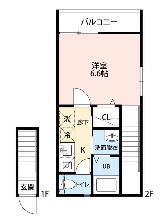 サマーセット 207号室 間取り