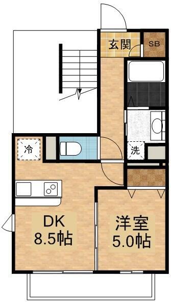 ティーズハイツ緑が丘 101号室 間取り