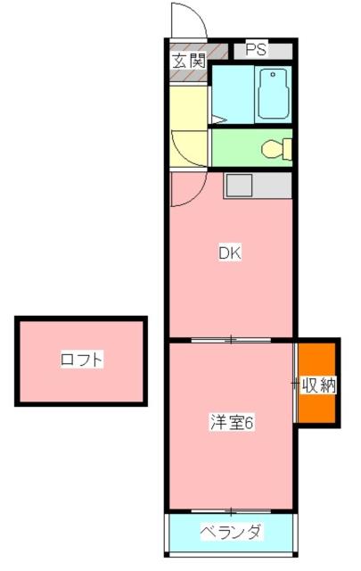 パレス八千代台 203号室 間取り