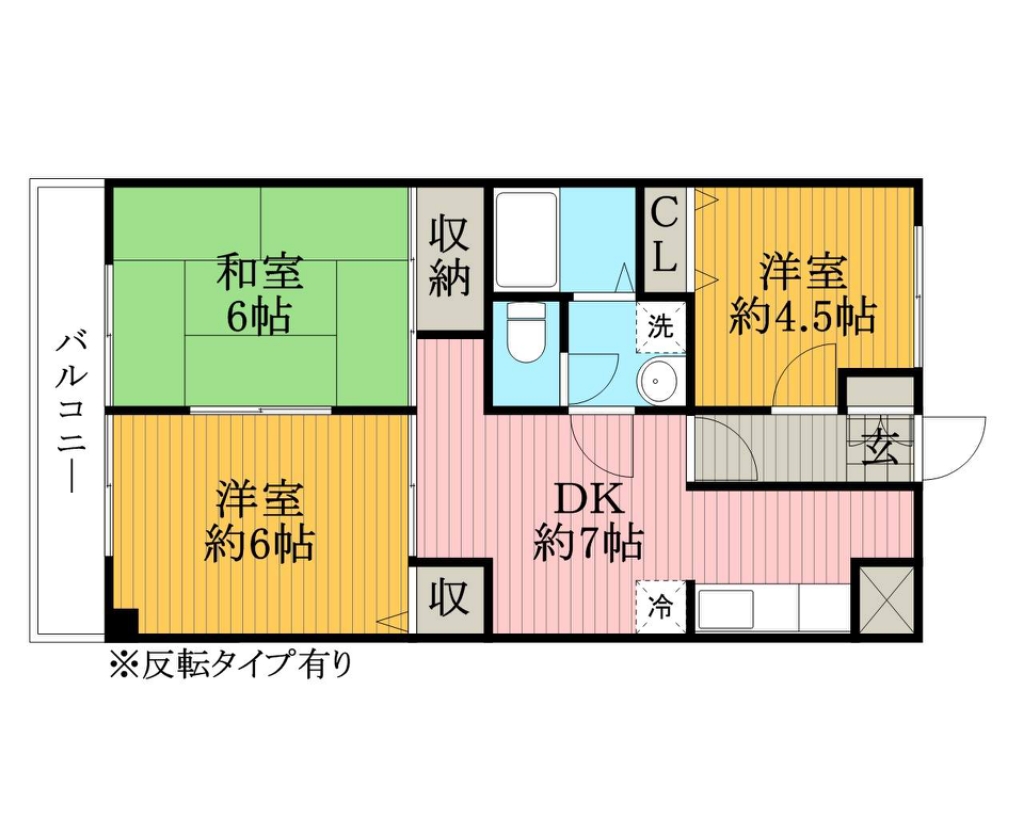 メゾンドール・カムイβ館 間取り