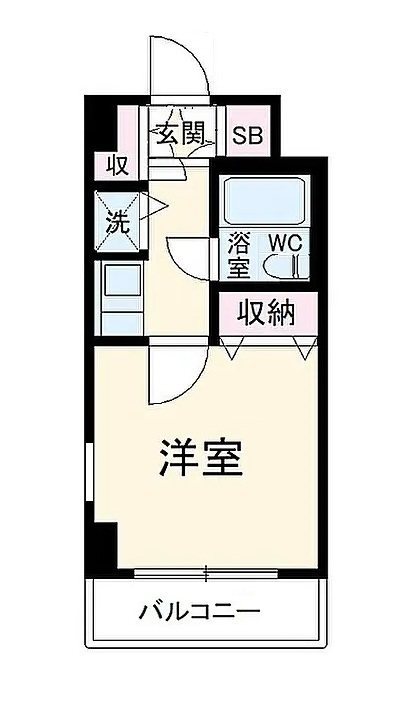 ユーコート東船橋 507号室 間取り