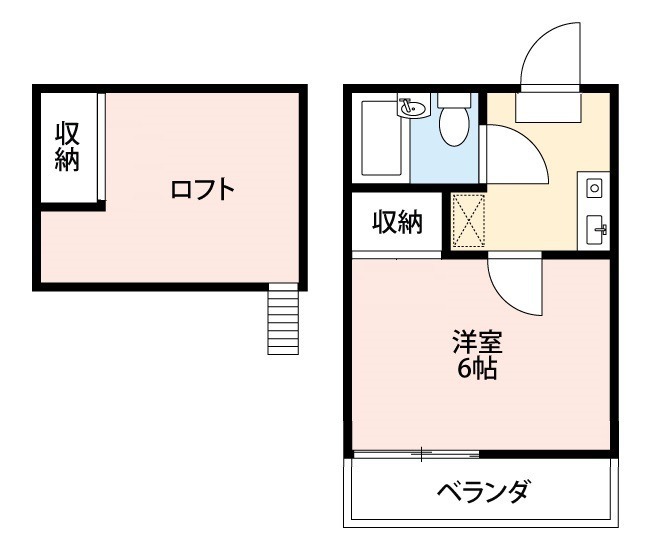 ロフティフィスティバルＮＯ３ 103号室 間取り