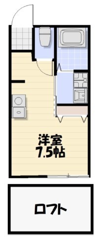 Ｌｉｋｅｓ飯山満町Ｂ棟 201号室 間取り