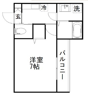 クオーレ習志野台５丁目Ⅲ 208号室 間取り