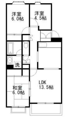 Ｔ&rsquo;ｓ　ｇａｒｄｅｎ習志野台 207号室 間取り