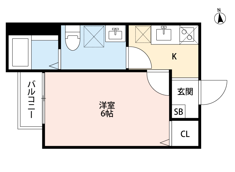 ＴＨＥ　ＨＯＵＳＥ　船橋前原 203号室 間取り