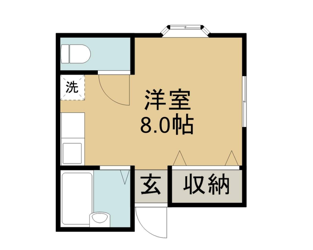 エトワール習志野台 101号室 間取り