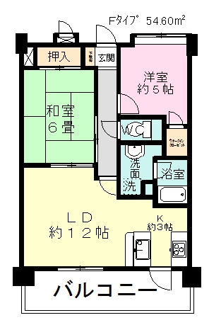 ラ・フォレ２３ 602号室 間取り
