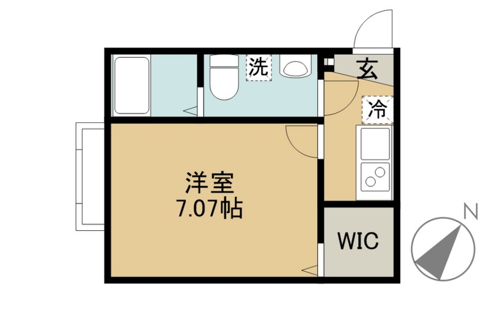 ＣＡＲＥＬ新鎌ヶ谷 210号室 間取り