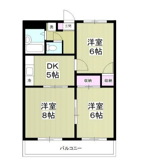 ＳＴＥＬＬＡＲ金杉 103号室 間取り