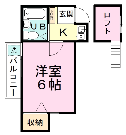 ファーストリーベＡＫ 201号室 間取り