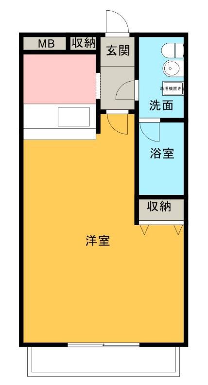 ダイワティアラ村上Ⅰ 102号室 間取り