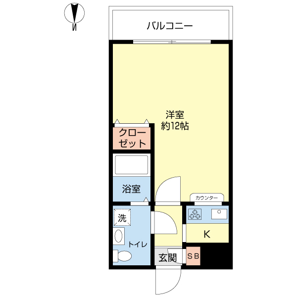ダイワティアラ村上Ⅰ 102号室 間取り