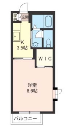 サンハイツ 101号室 間取り