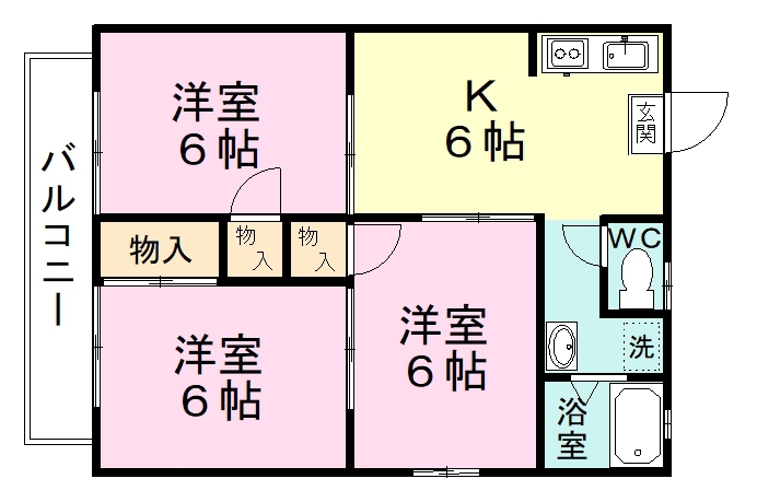コーポ銀泉 202号室 間取り