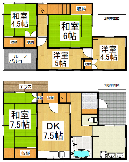 松が丘一丁目戸建 間取り