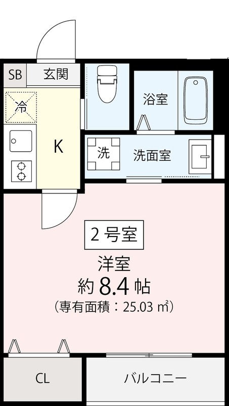 ＳＲ北習志野 102号室 間取り