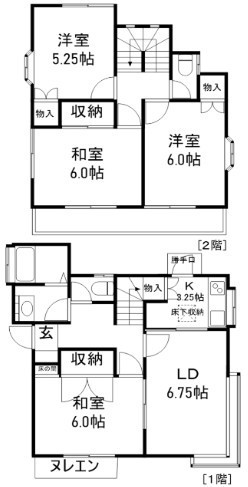 ユーカリが丘戸建 1号室 間取り