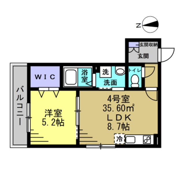 Ｐｌａｉｓｉｒ 204号室 間取り