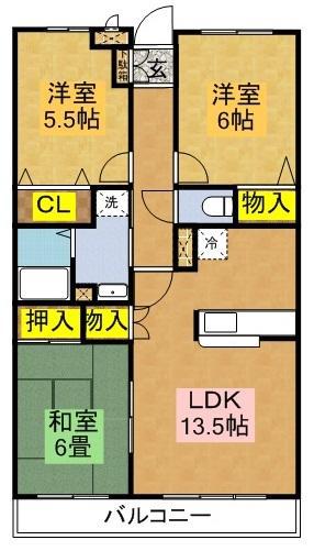 八千代ＴＹプラザＢ 205号室 間取り