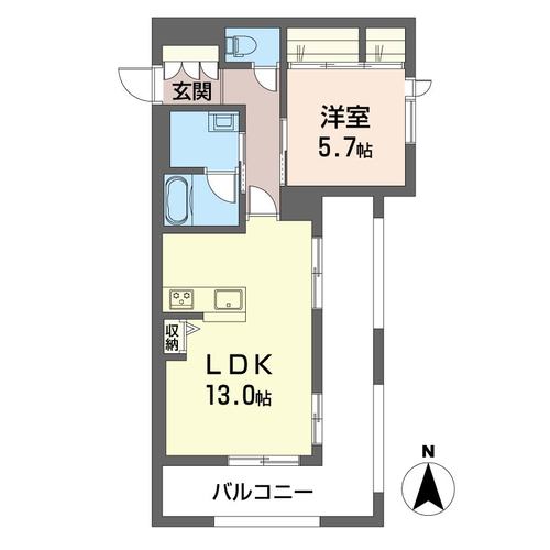 モンルミエール 302号室 間取り