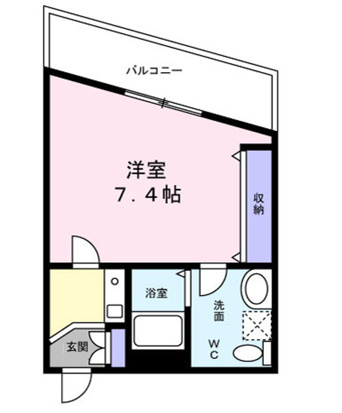 ビラビスタ津田沼 303号室 間取り