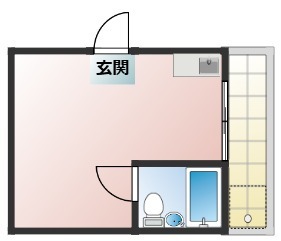 ブラウンコート 201号室 間取り