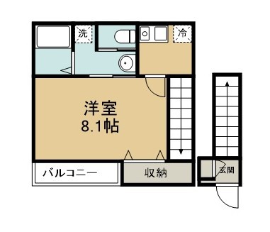クラシオ北習志野 203号室 間取り