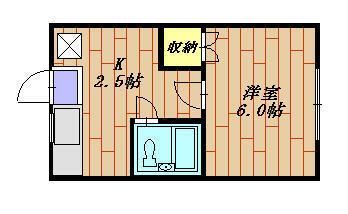 コーポエンゼル 107号室 間取り