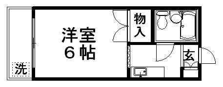 江野沢ハイツＡ 207号室 間取り