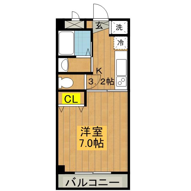 リ・モンターニュ 301号室 間取り