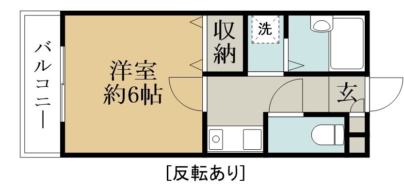 ＬＩＧＨＴＳ 316号室 間取り