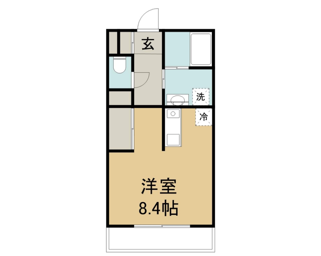 Ｖ－ｒｏｏｍ１ 103号室 間取り