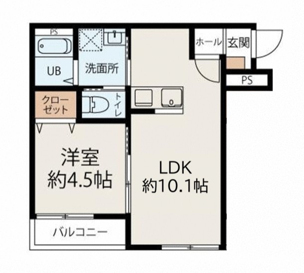 ＭＩＫＩＨＯＵＳＥ南三咲 303号室 間取り